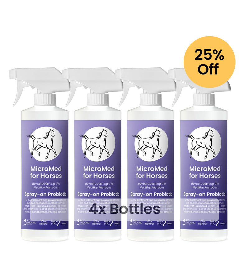 MicroMed for Horses Acute Care – 500ml 4 for 3 Bundle